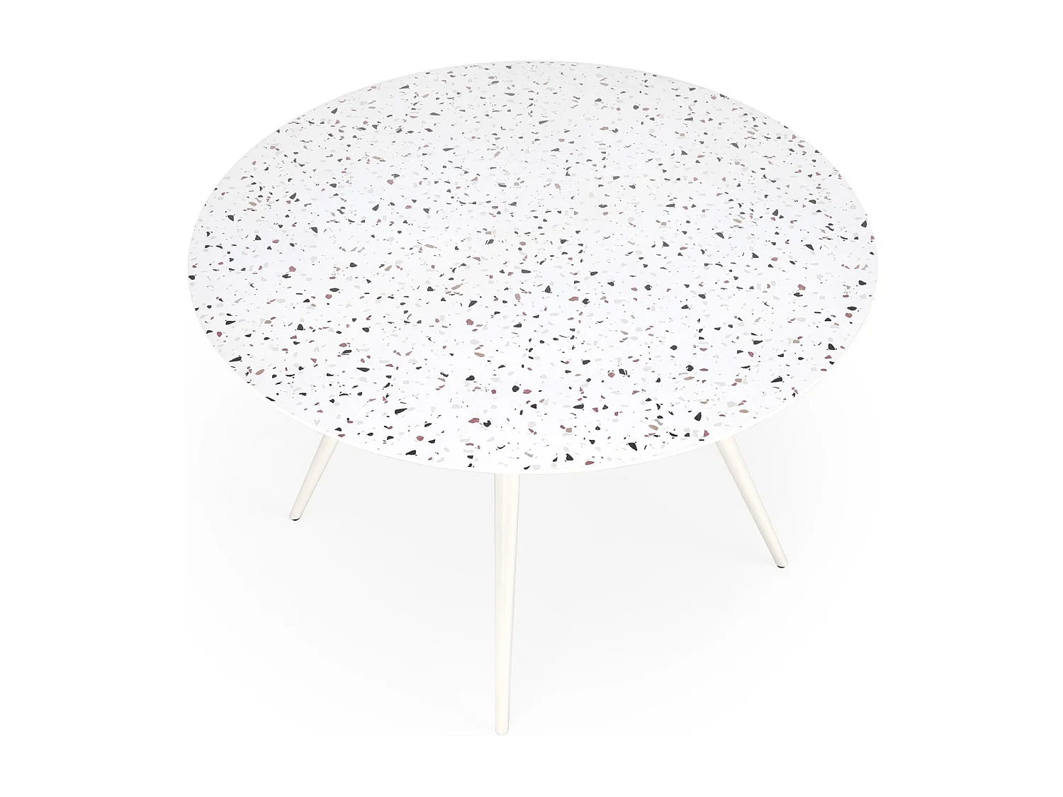 Table ronde en chêne pour 4 personnes 120x76 cm