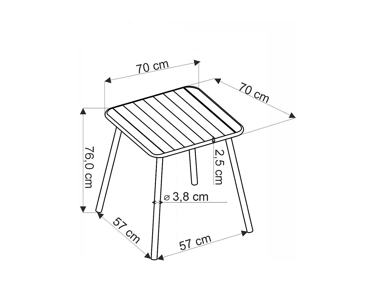 Table pour 4/6 personnes