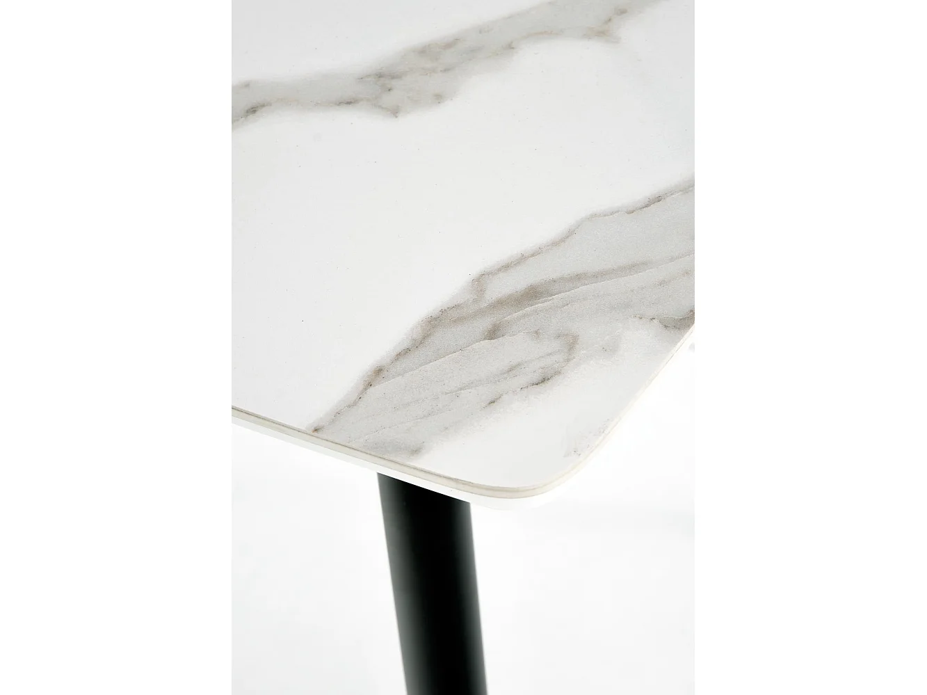 Table blanche pour 4 personnes 120x70 cm