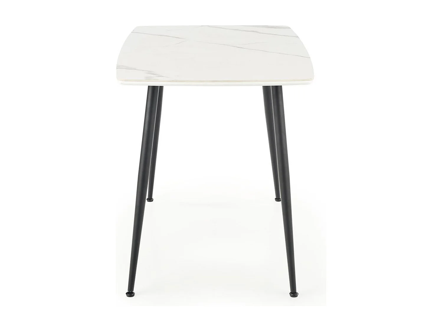 Table blanche pour 4 personnes 120x70 cm