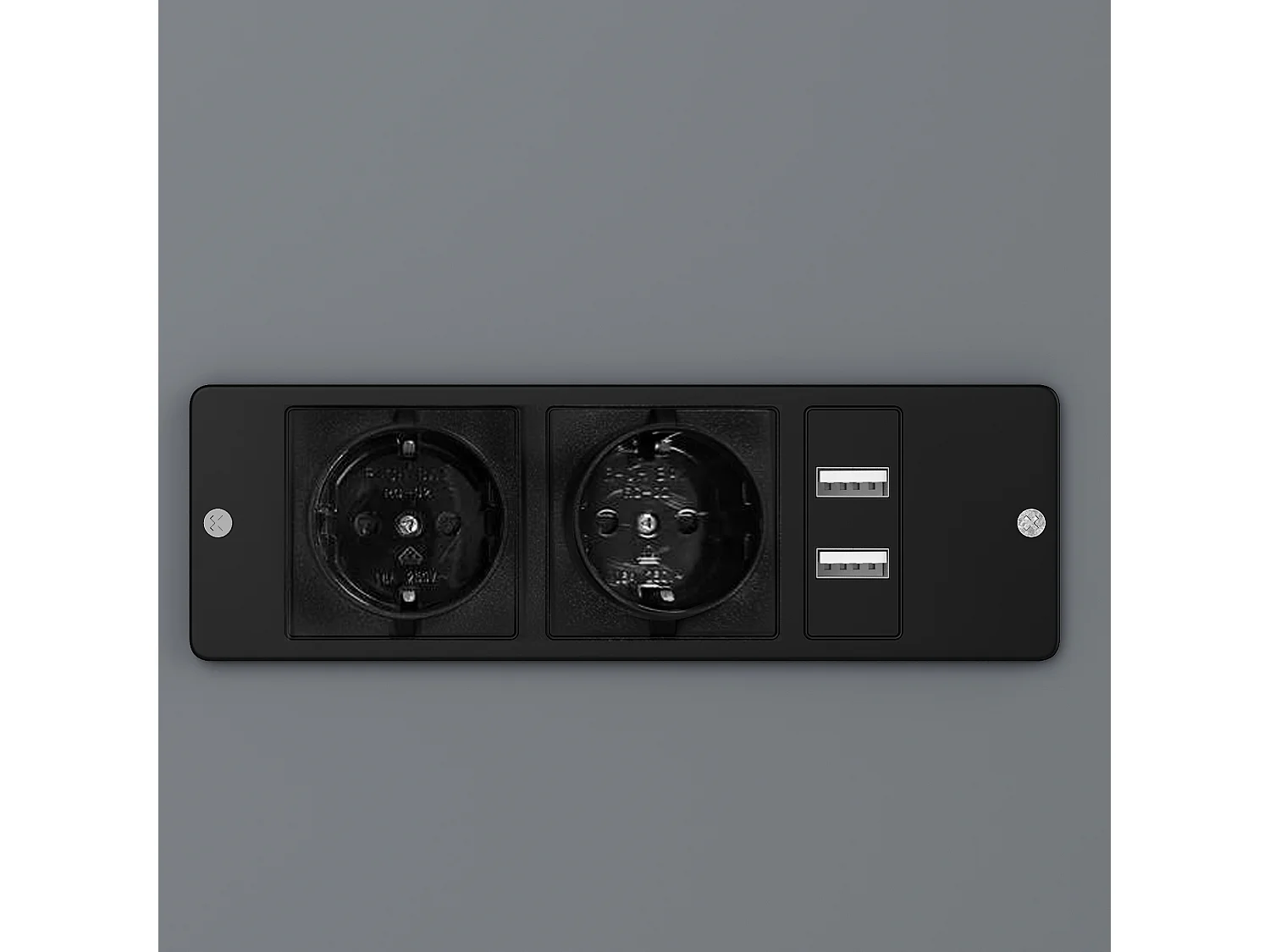 Lit escamotable 140 x 200 cm avec tiroir et prises USB - lit plateforme convertible en MDF -Gris