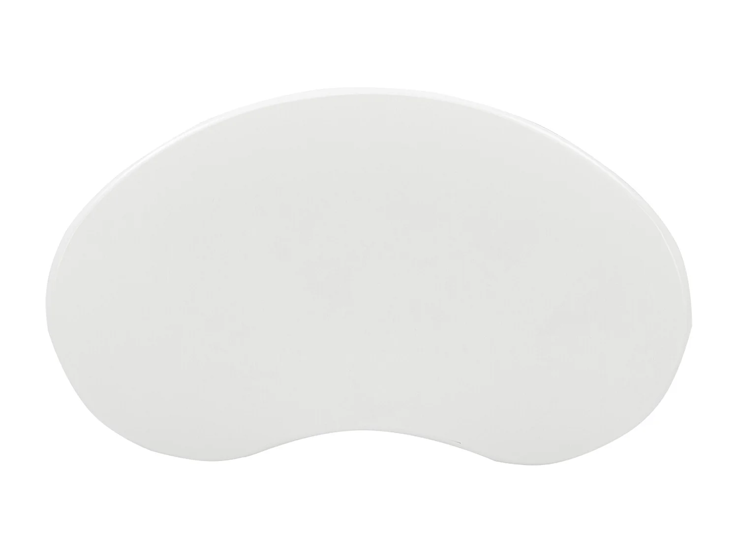 Tavolino da caffè bianco a forma di nuvola - MDF e legno PVC