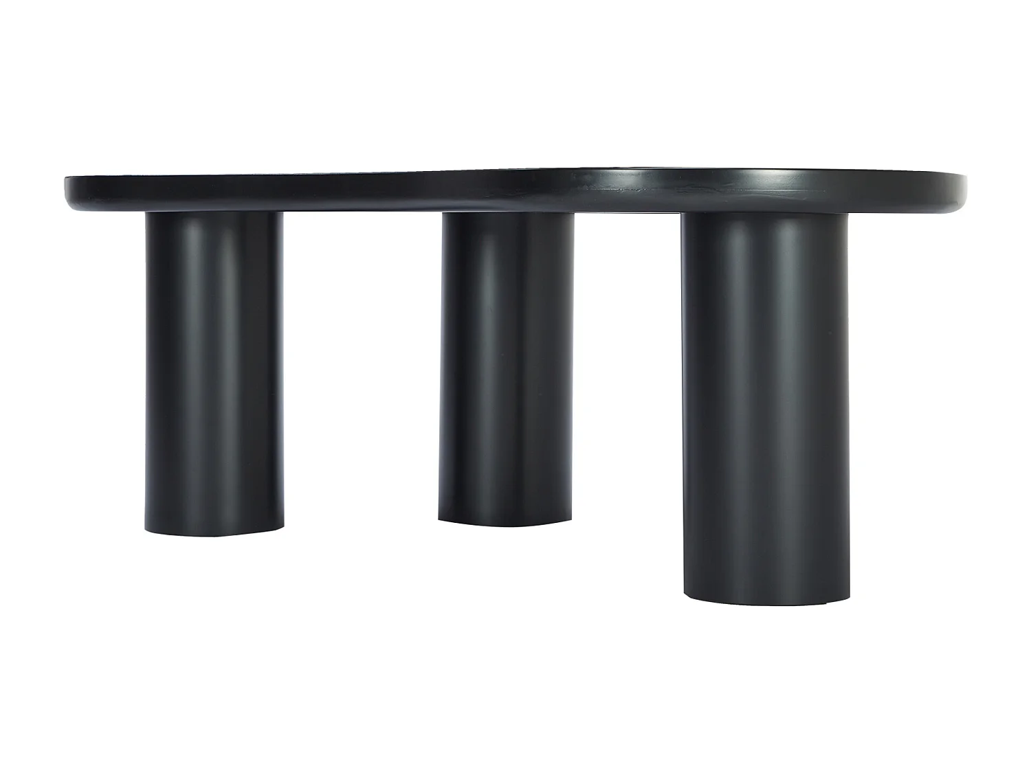 Table basse en forme de nuage noir - Bois en MDF et PVC