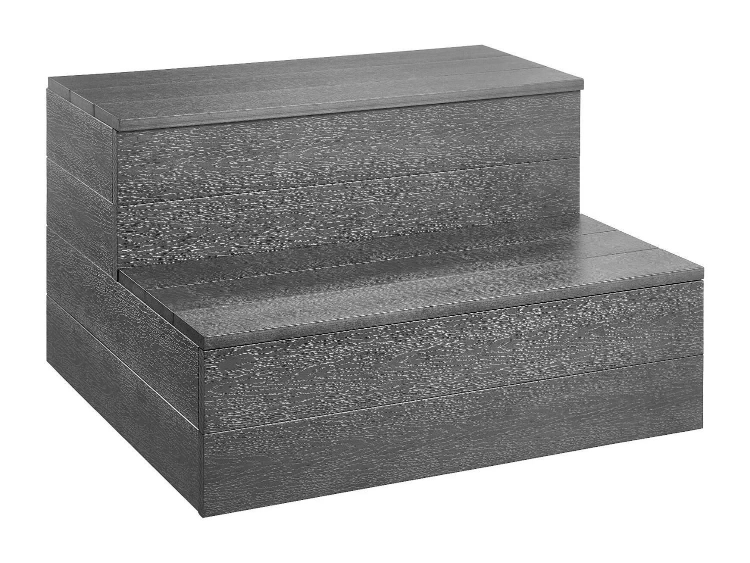 Escalier de Spa SucceBuy à 2 Marches, Marchepied de Piscine Hors Sol/Gonflable Robuste, 63.5 cm de Large, Capacité de Charge de 272,16 kg, Marche Extérieure