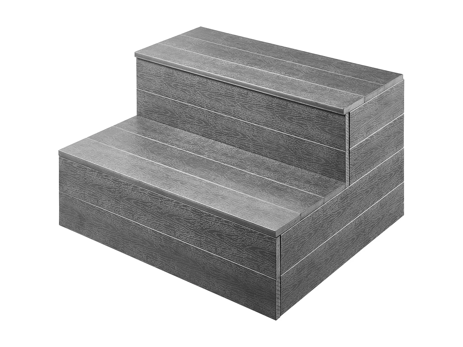 Escalier de Spa SucceBuy à 2 Marches, Marchepied de Piscine Hors Sol/Gonflable Robuste, 63.5 cm de Large, Capacité de Charge de 272,16 kg, Marche Extérieure