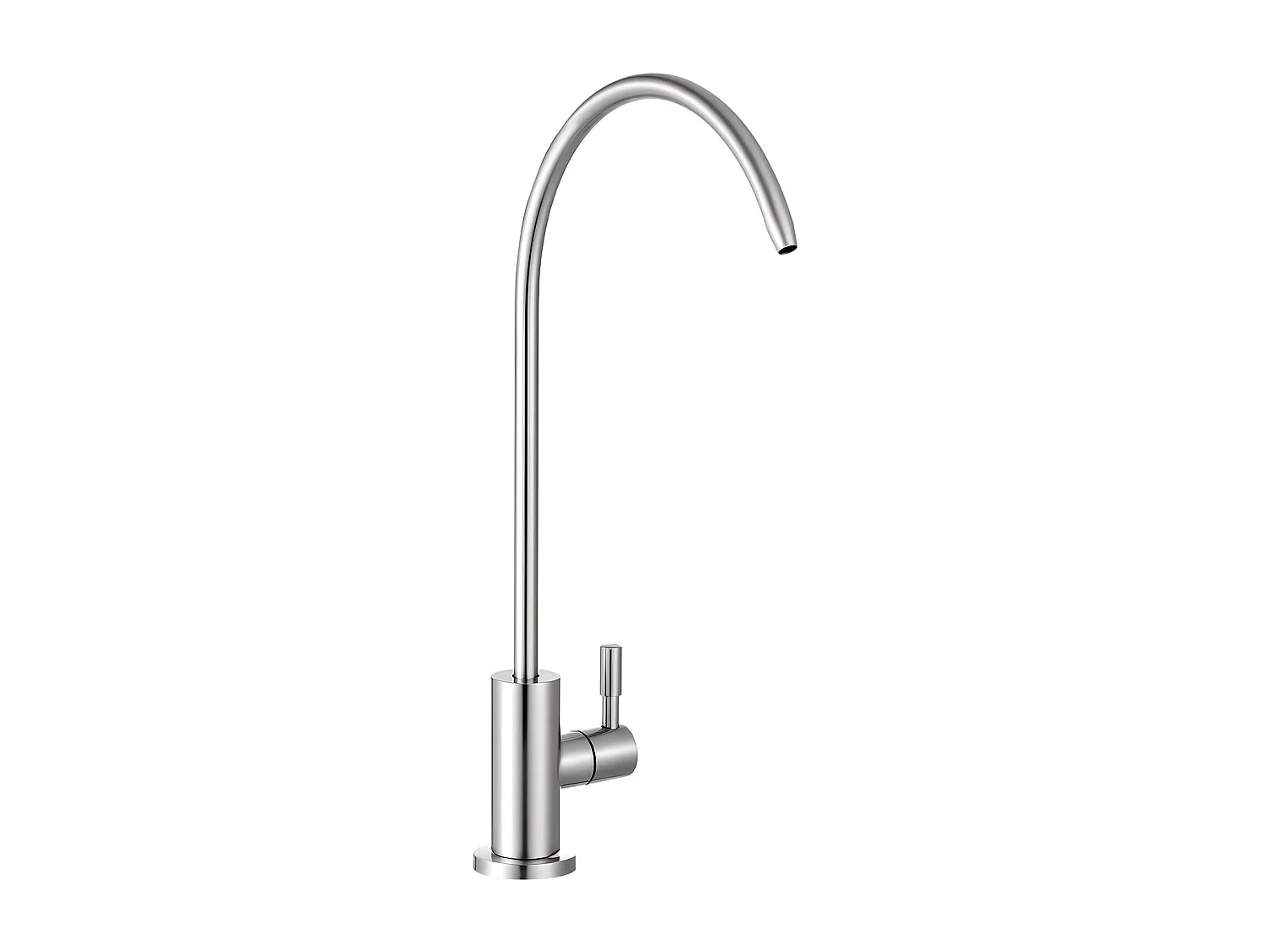 Grifo de Agua Potable SucceBuy sin Plomo en Acero Inoxidable, Grifo de Ósmosis Inversa con Válvula en Latón Macizo, Filtrado de Arco Alto, para Fregadero Cocina