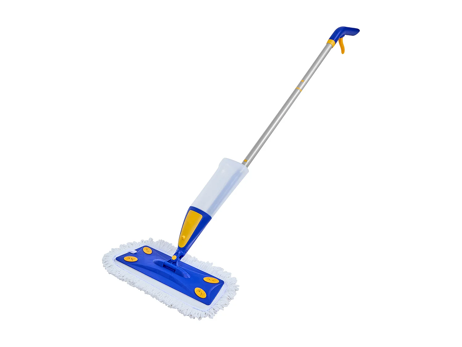 Balais Serpillère Vaporisateur SucceBuy, Balai Lave Sol avec 3 Tampons Lavables en Microfibre et en Coton Torsadé, Réservoir d’Eau Rechargeable 800 mL