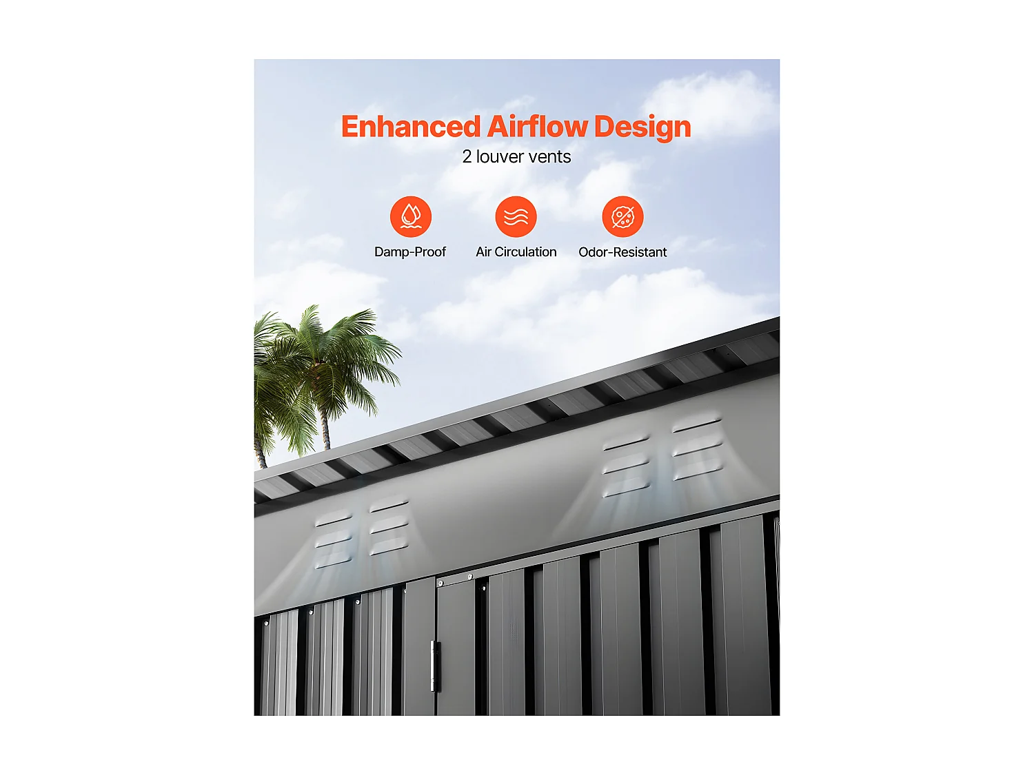 Abri de Jardin SucceBuy en Métal, 153,3 x 87,6 cm, Abri de Rangement d’Extérieur, avec Porte Verrouillable, Toit en Pente, Cabine de Jardin, Gris