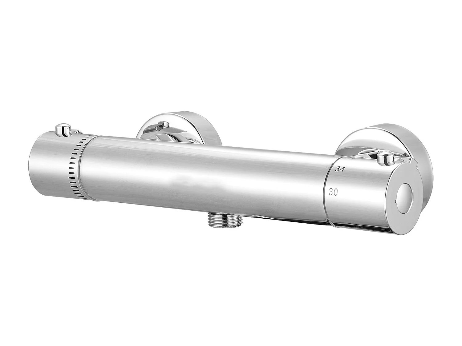 Miscelatore Termostatico per Doccia SucceBuy con Blocco di Sicurezza 38°C, Rubinetto Doccia Termostatico ad Acqua Calda, Valvole di Controllo Temperatura