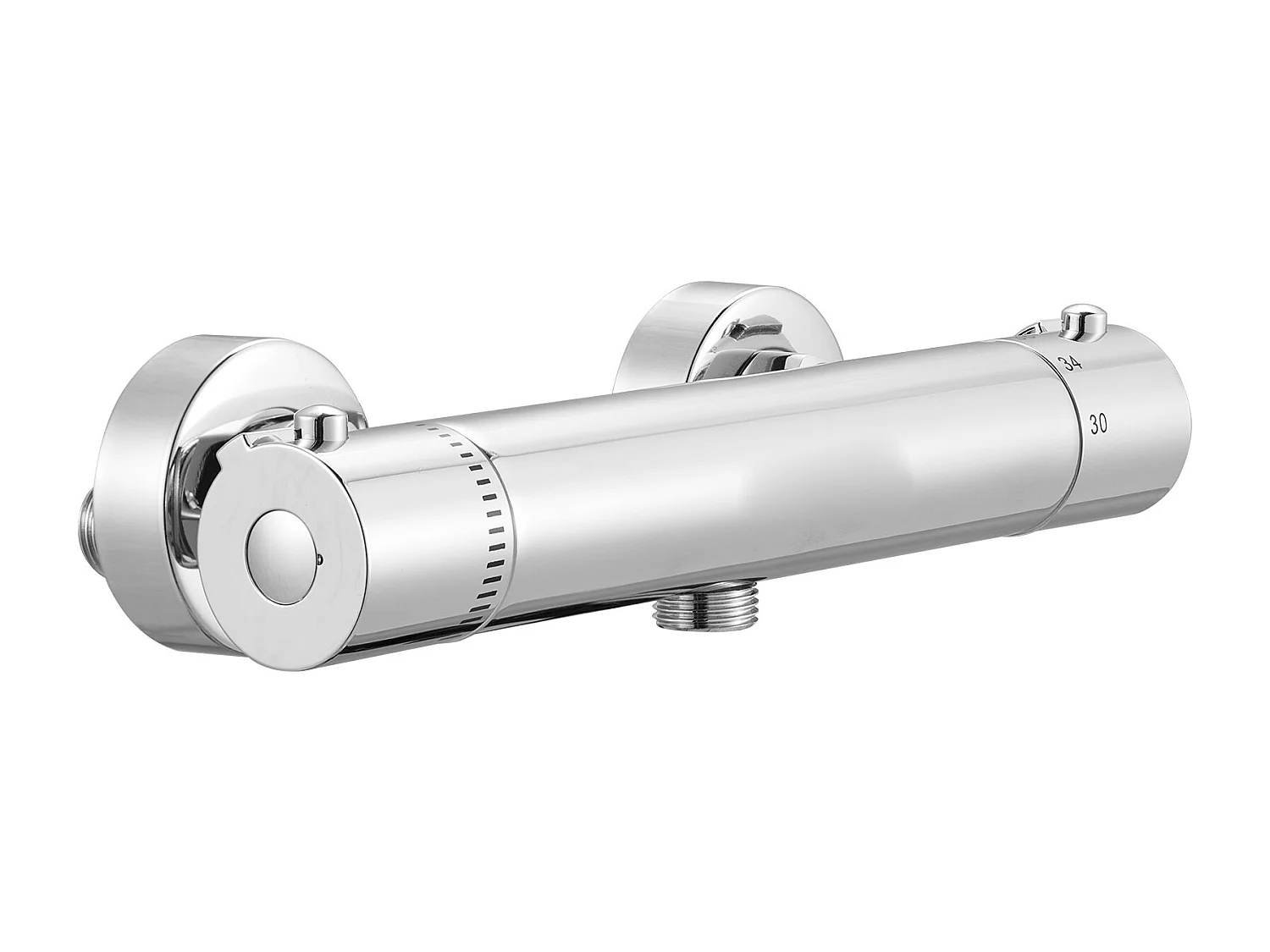 Miscelatore Termostatico per Doccia SucceBuy con Blocco di Sicurezza 38°C, Rubinetto Doccia Termostatico ad Acqua Calda, Valvole di Controllo Temperatura