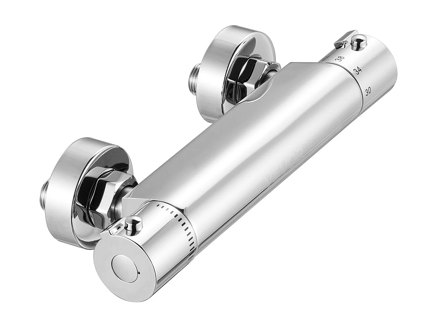 Miscelatore Termostatico per Doccia SucceBuy con Blocco di Sicurezza 38°C, Rubinetto Doccia Termostatico ad Acqua Calda, Valvole di Controllo Temperatura