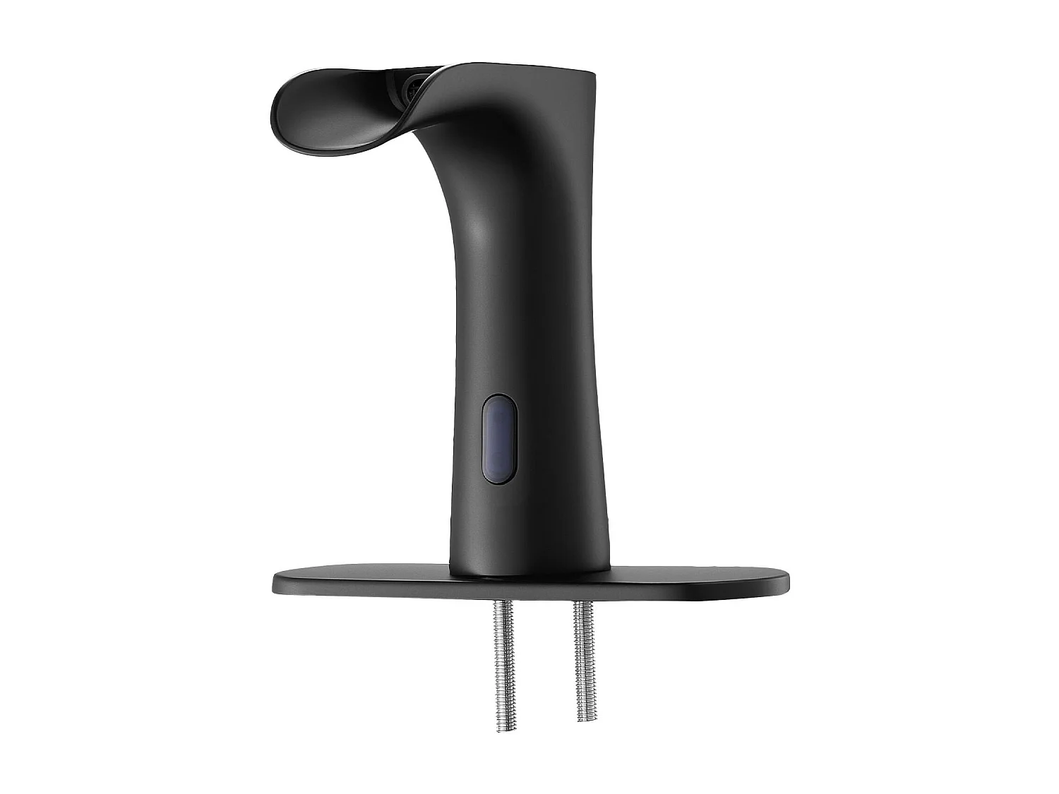 Grifo Mezclador Automático SucceBuy sin Contacto, Grifo con Sensor Electrónico de Lavabo, Mezclador de Agua Caliente y Fría Moderno para Tubo de 9,5 mm, Negro Mate