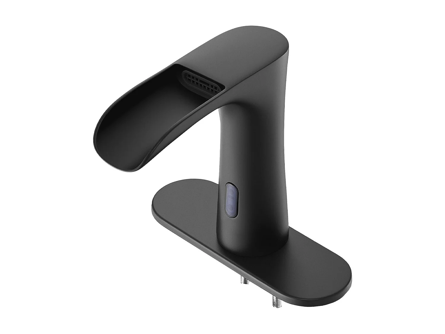 Grifo Mezclador Automático SucceBuy sin Contacto, Grifo con Sensor Electrónico de Lavabo, Mezclador de Agua Caliente y Fría Moderno para Tubo de 9,5 mm, Negro Mate