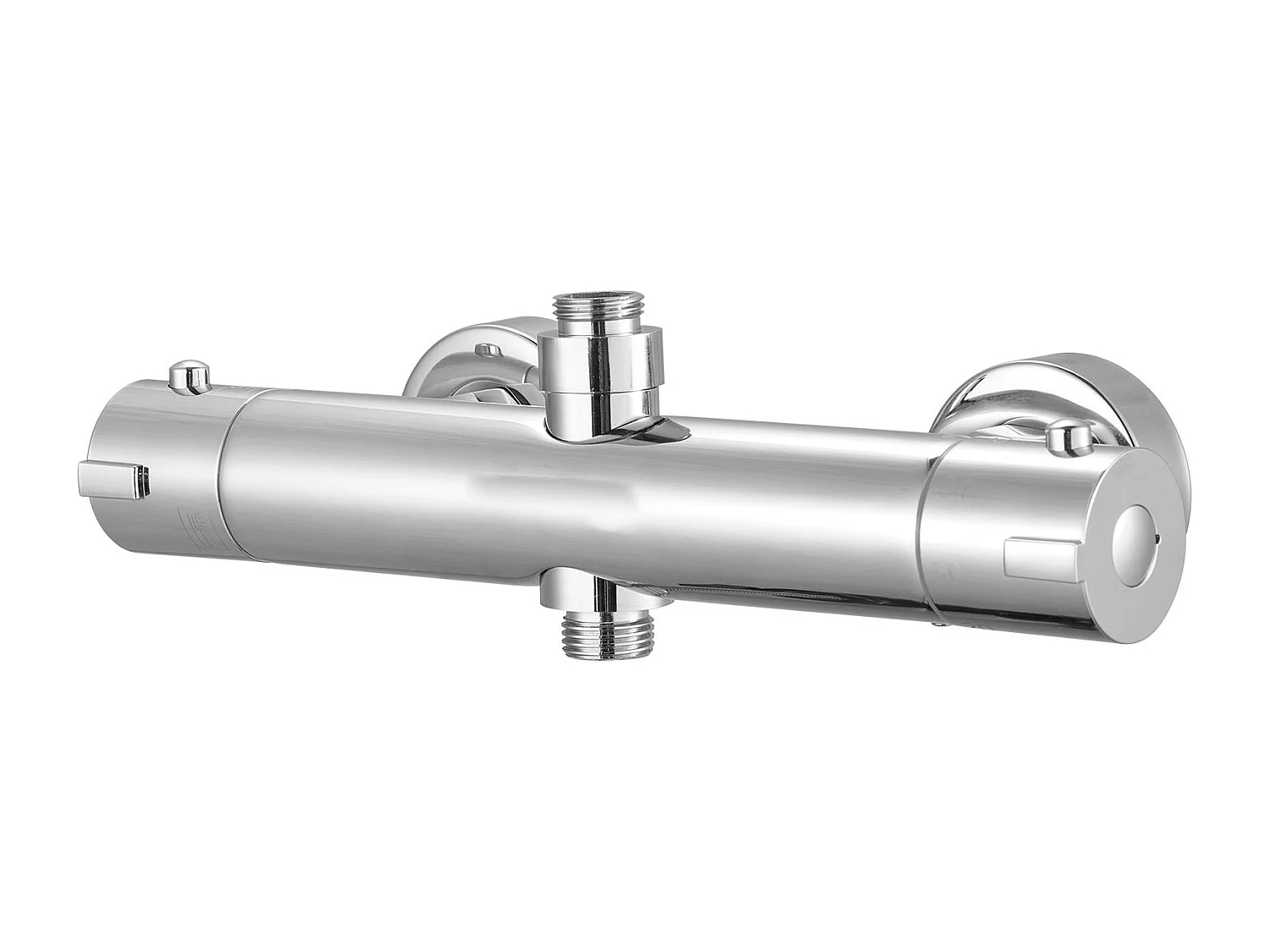 Miscelatore per Doccia Termostatico SucceBuy con Blocco di Sicurezza 38°C, Valvola Termostatica con Temperatura Costante, Rubinetto Doccia ad Acqua Calda