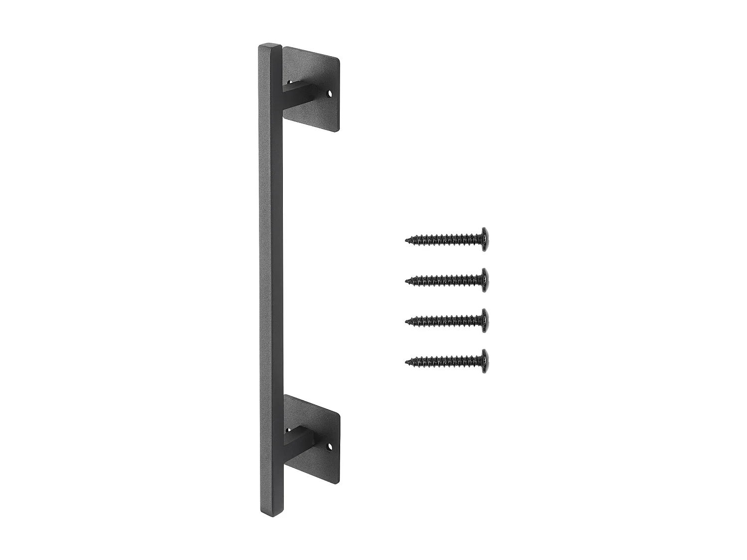 Schuindeurgreep SucceBuy, 32 cm, Robuuste Rustieke Poortgreep van Metaal, Roestwerende Coating, van Koolstofstaal, voor Schuifdeuren