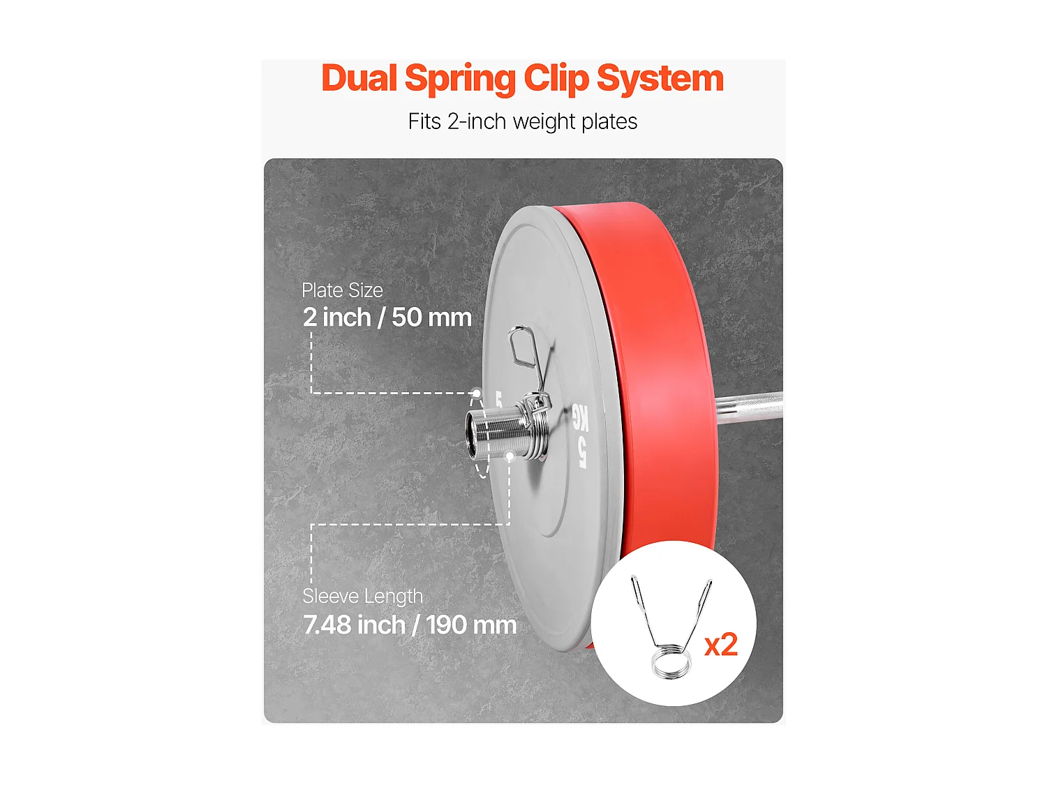 Barre d’Haltères SucceBuy pour Fitness Chromée 120 cm, Barre de Musculation Compatible avec Disques 5 cm, avec Poignée Moletée, pour Entraînement Haltérophilie