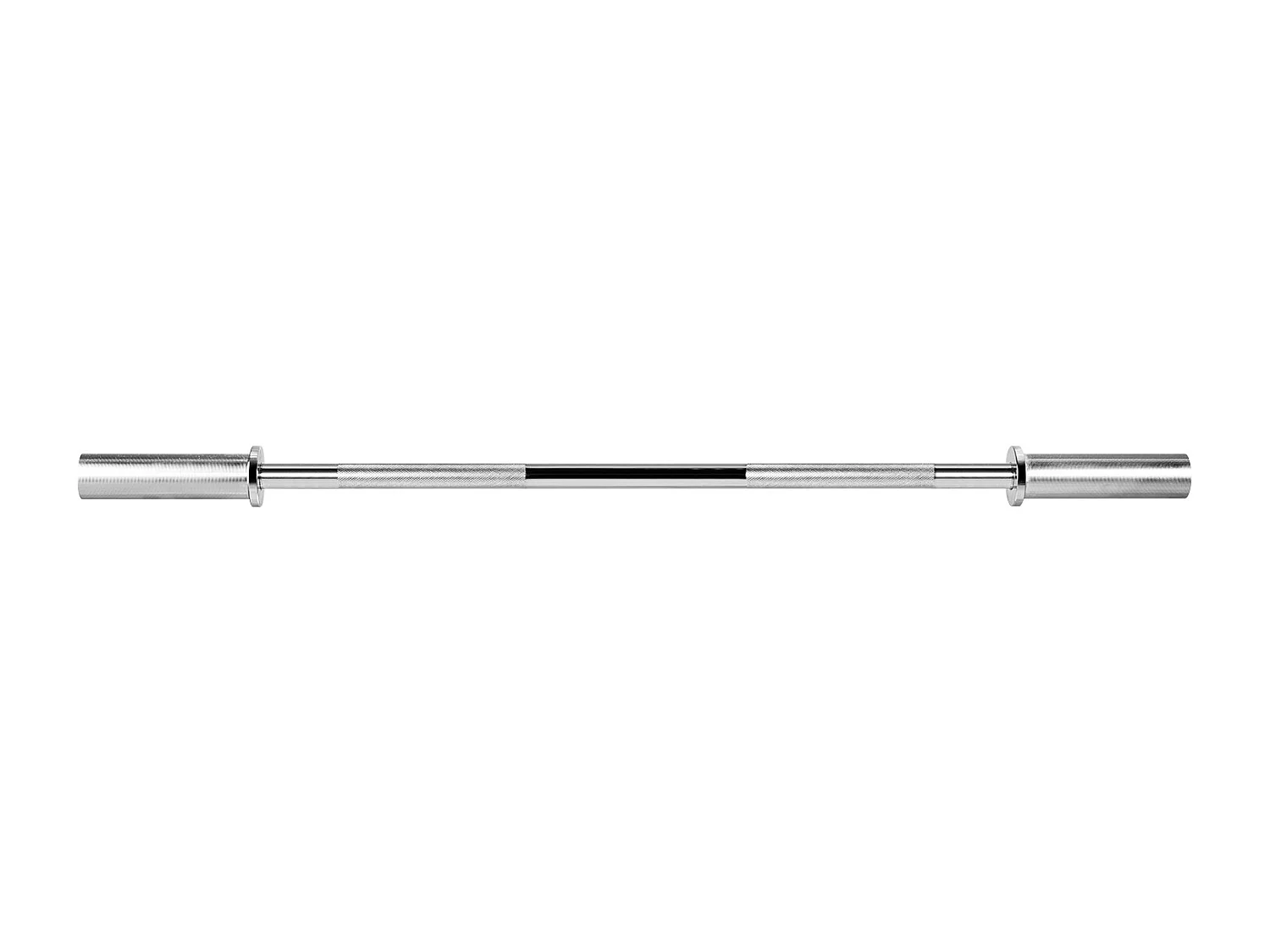 Barre d’Haltères SucceBuy pour Fitness Chromée 120 cm, Barre de Musculation Compatible avec Disques 5 cm, avec Poignée Moletée, pour Entraînement Haltérophilie