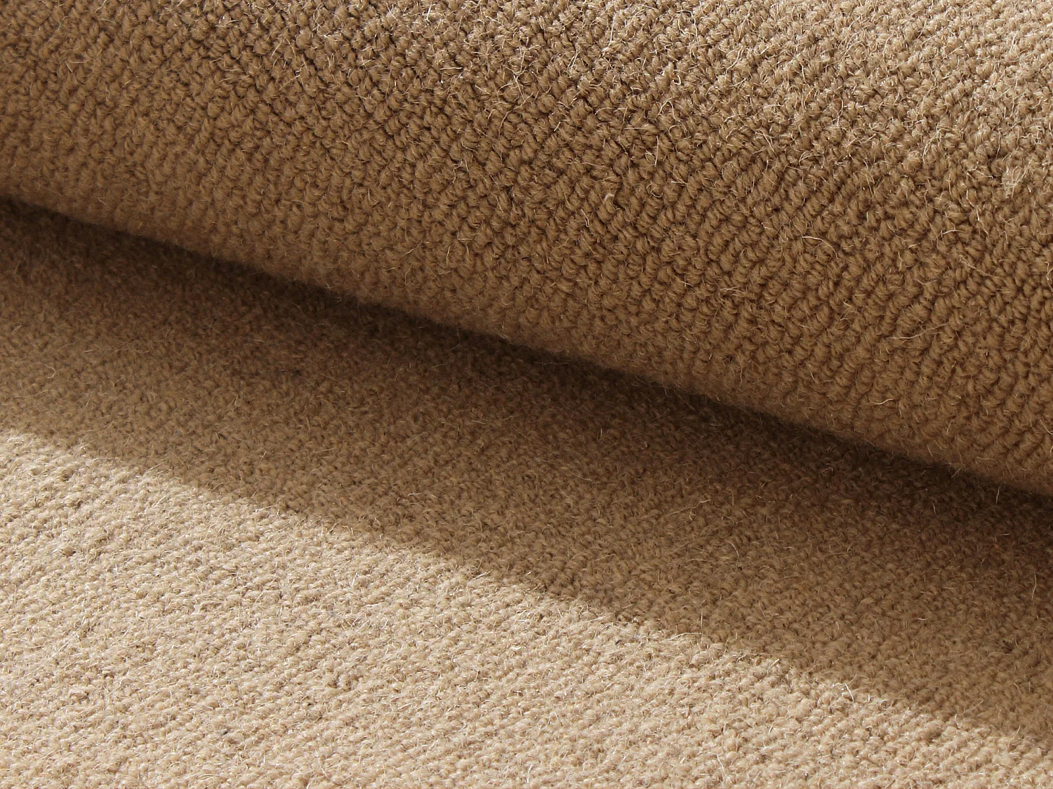 Tapis tufté 100% laine - 200 x 290 cm - Taupe - 1800g/m² - BEREA