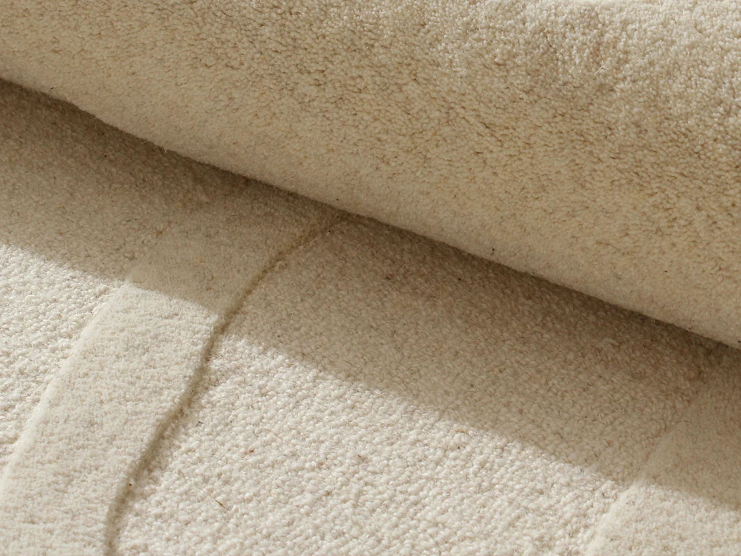 Tapis tufté 100% laine - 200 x 290 cm - Beige - 2200g/m² - ALINOR