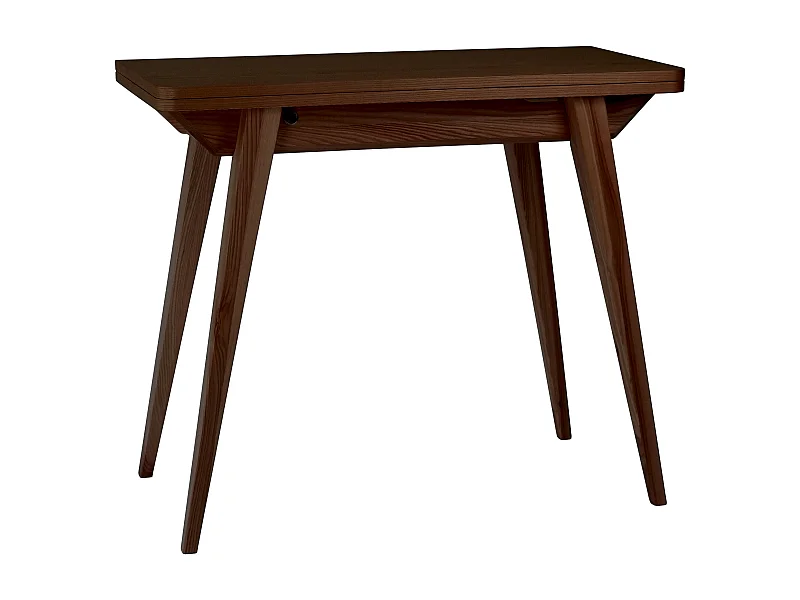 Kleiner ausziehbarer Konsolentisch 45 x 90 cm Envelope Nussbaum