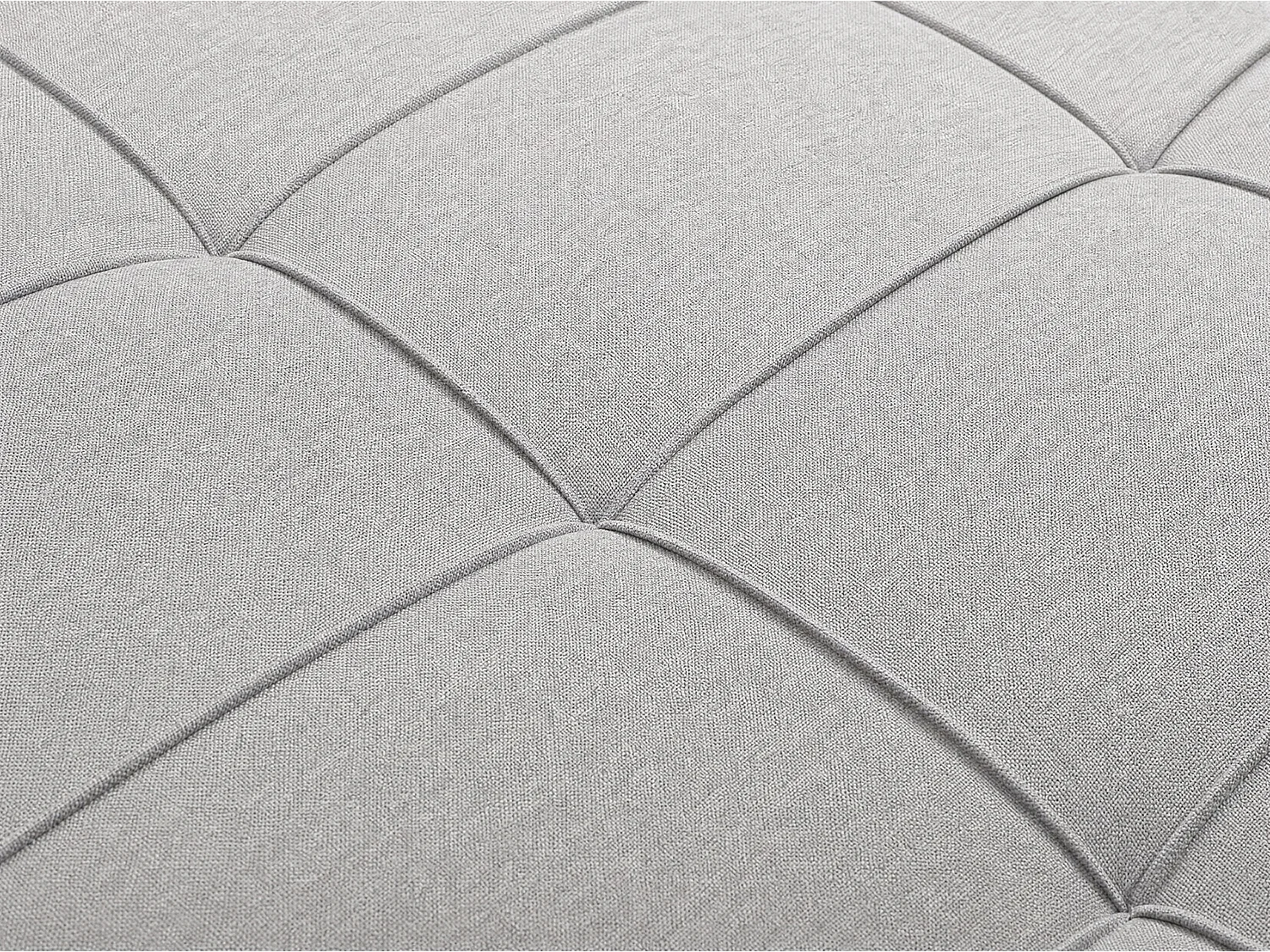 Fauteuil convertible 110 cm en tissu gris clair CHILA