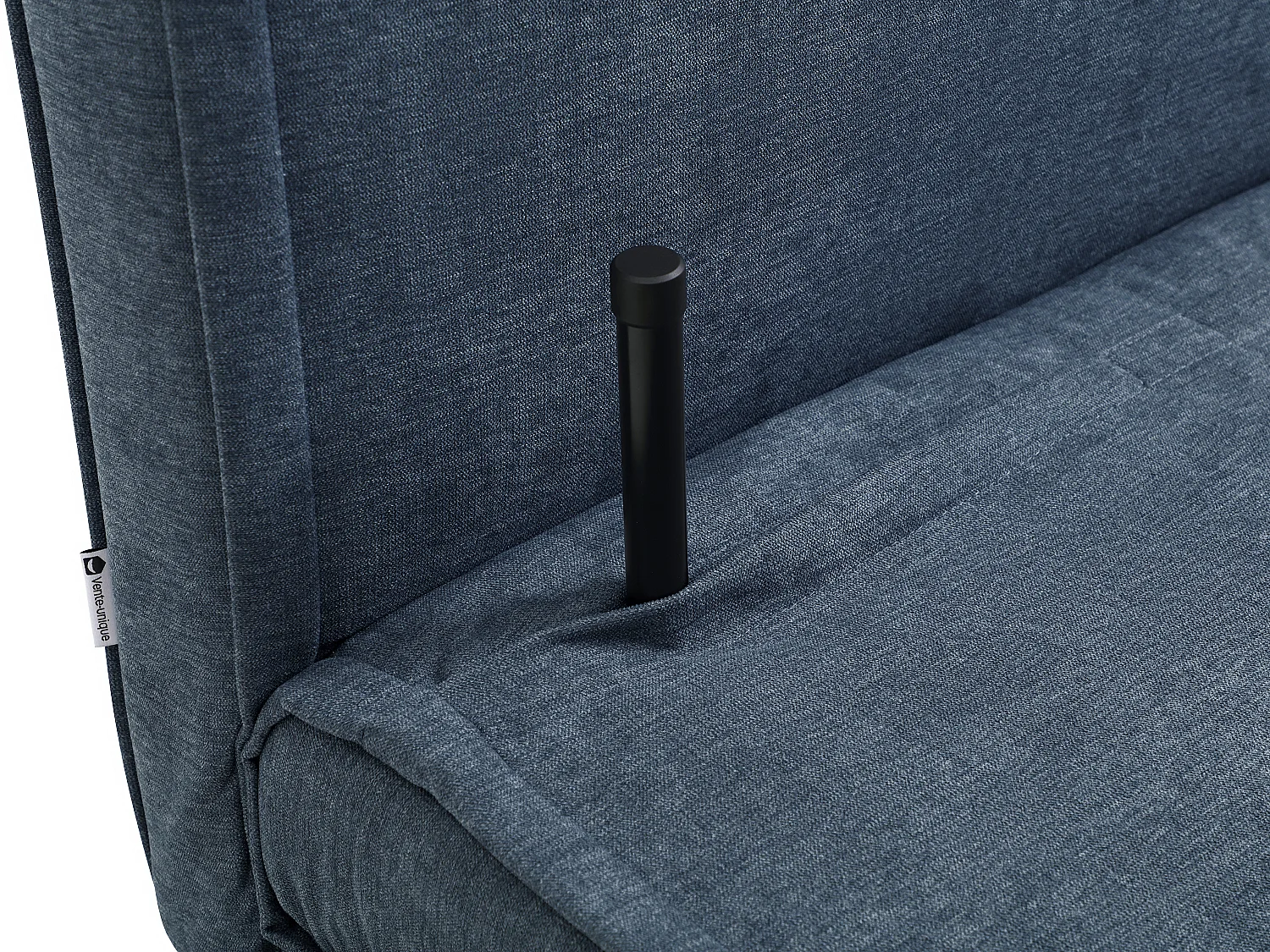 Fauteuil convertible en tissu bleu VALERIO