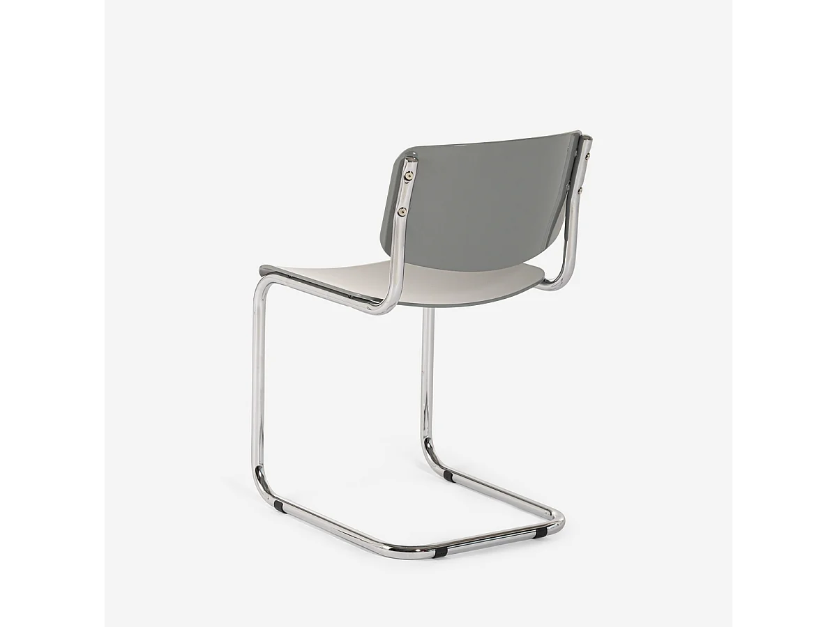 Chaise salle à manger réunion bureau design moderne Erys Light - Gris