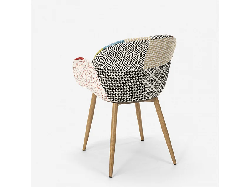 Patchwork Stuhl Sessel Wohnzimmer Küche Studio Finch - Patchwork 3