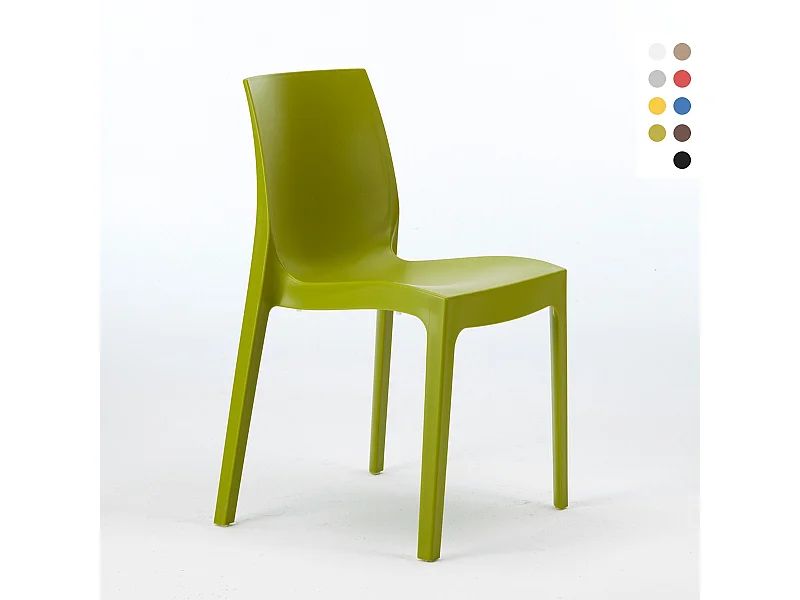 Stühle Küchenstuhl Esstischstuhl Esszimmerstuhl Grand Soleil Rome - Grün Anis