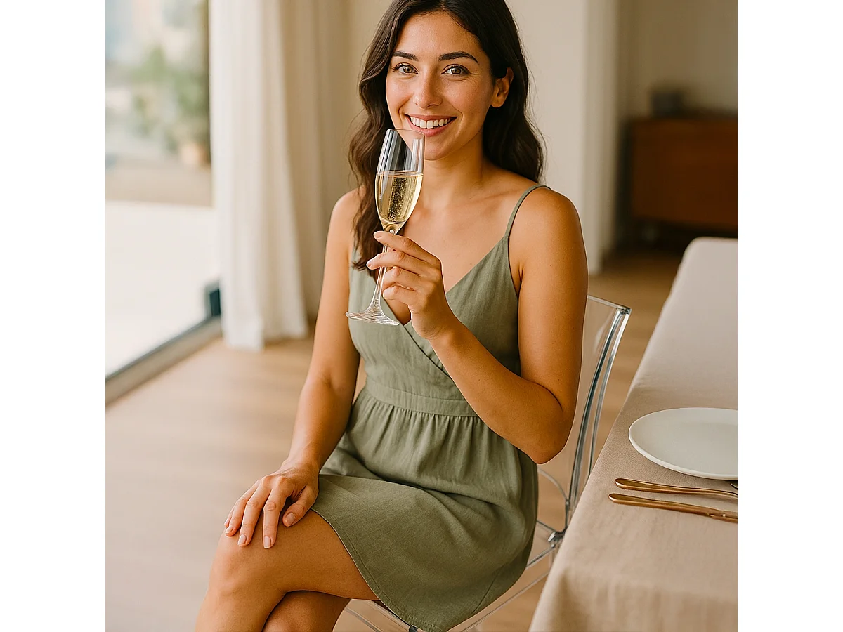 B-Side Grand Soleil stapelbare transparente Stühle für Bar, Küchen und Restaurants - Transparent