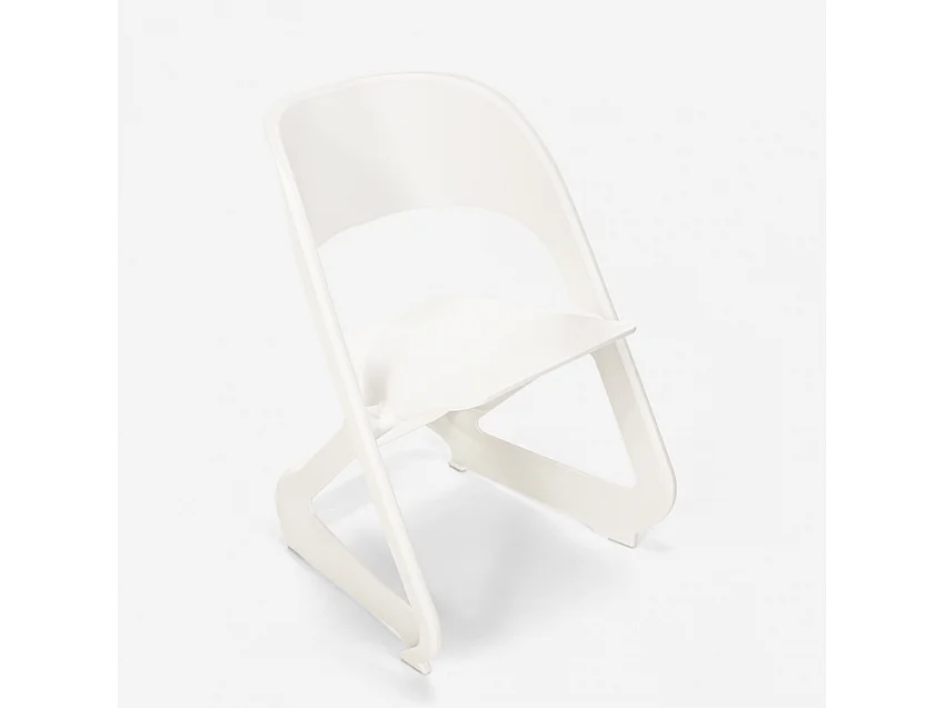 Silla de diseño apilable para bares, fiestas y eventos públicos plástico Nest - Blanco