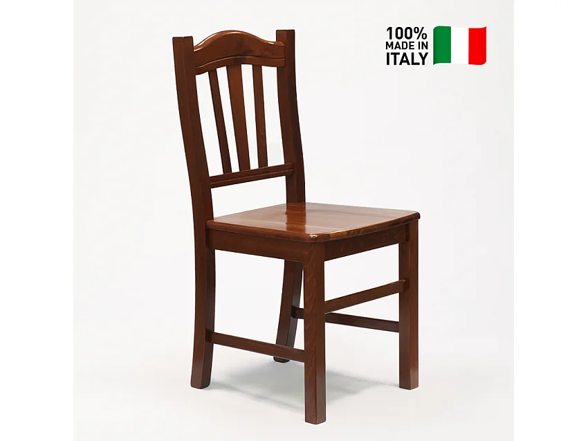 Esstischstuhl Esszimmerstuhl aus Massivholz Design Silvana