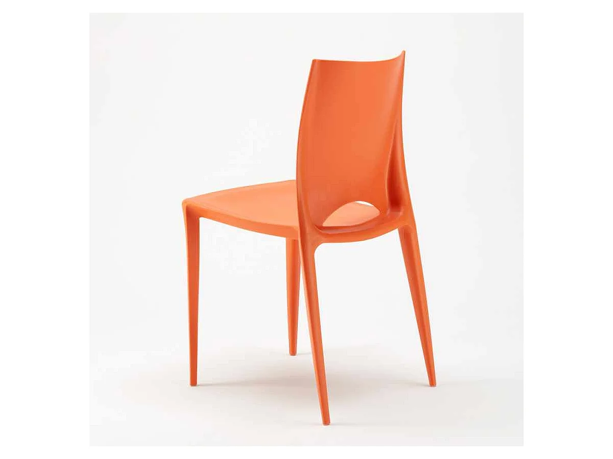 Esszimmerstuhl Esstischstuhl Bistrostuhl Bunt Design Color - Orange