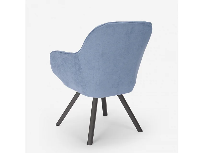 Tandil modernes Design Restaurant Küche Drehstuhl - Blau