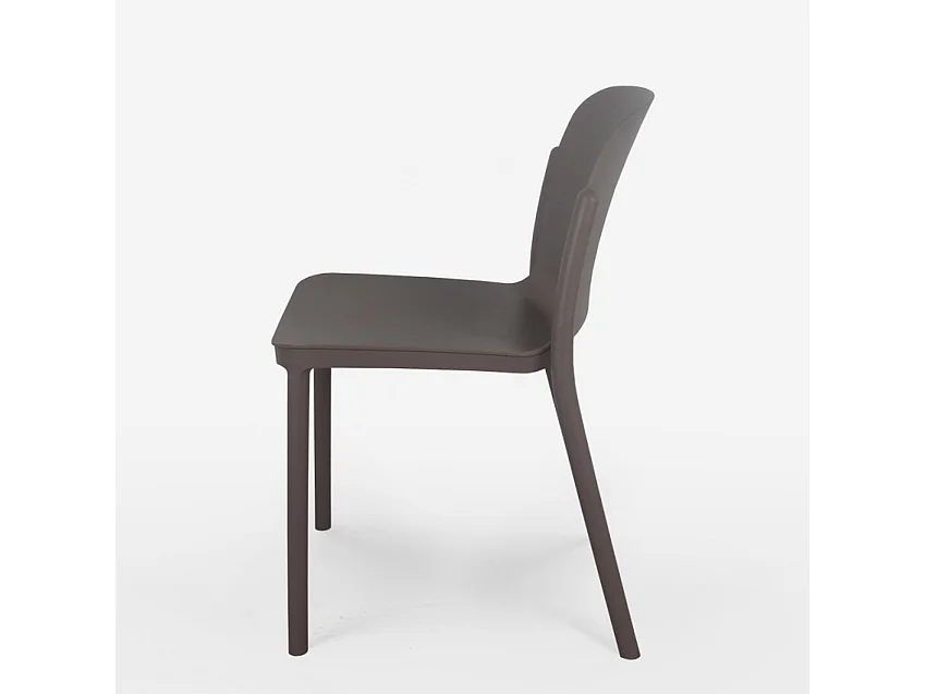 Chaise de cuisine salle à manger restaurant au design moderne Helene - Gris foncé