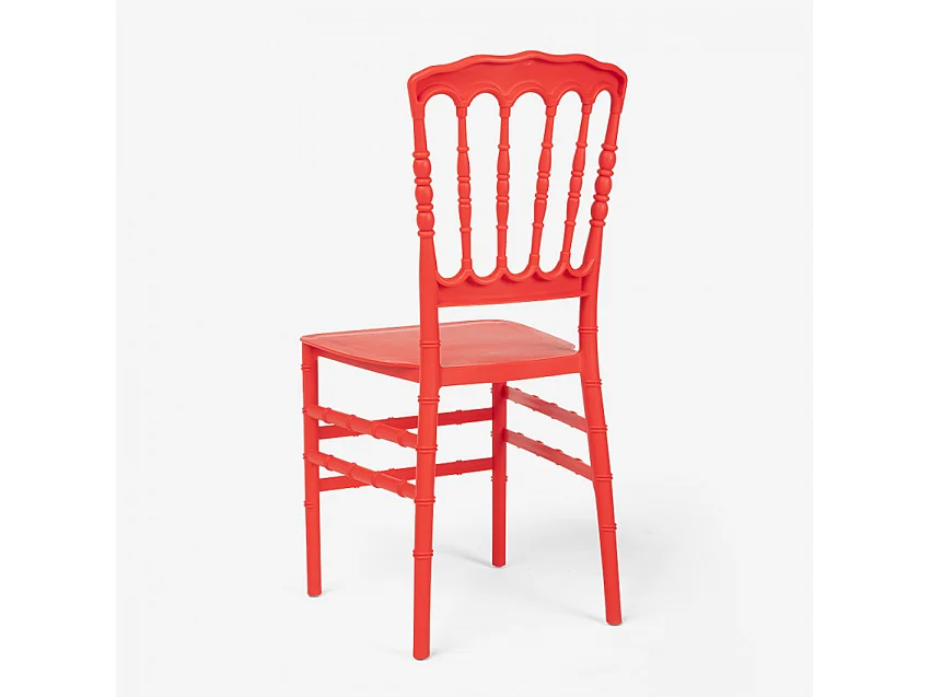 Sillas de diseño tradicional para ceremonias Napoleon X - Rojo