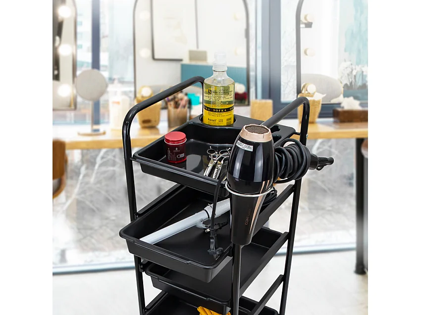 Profiwagen für Friseure und Kosmetikerinnen mit Rädern Pixie