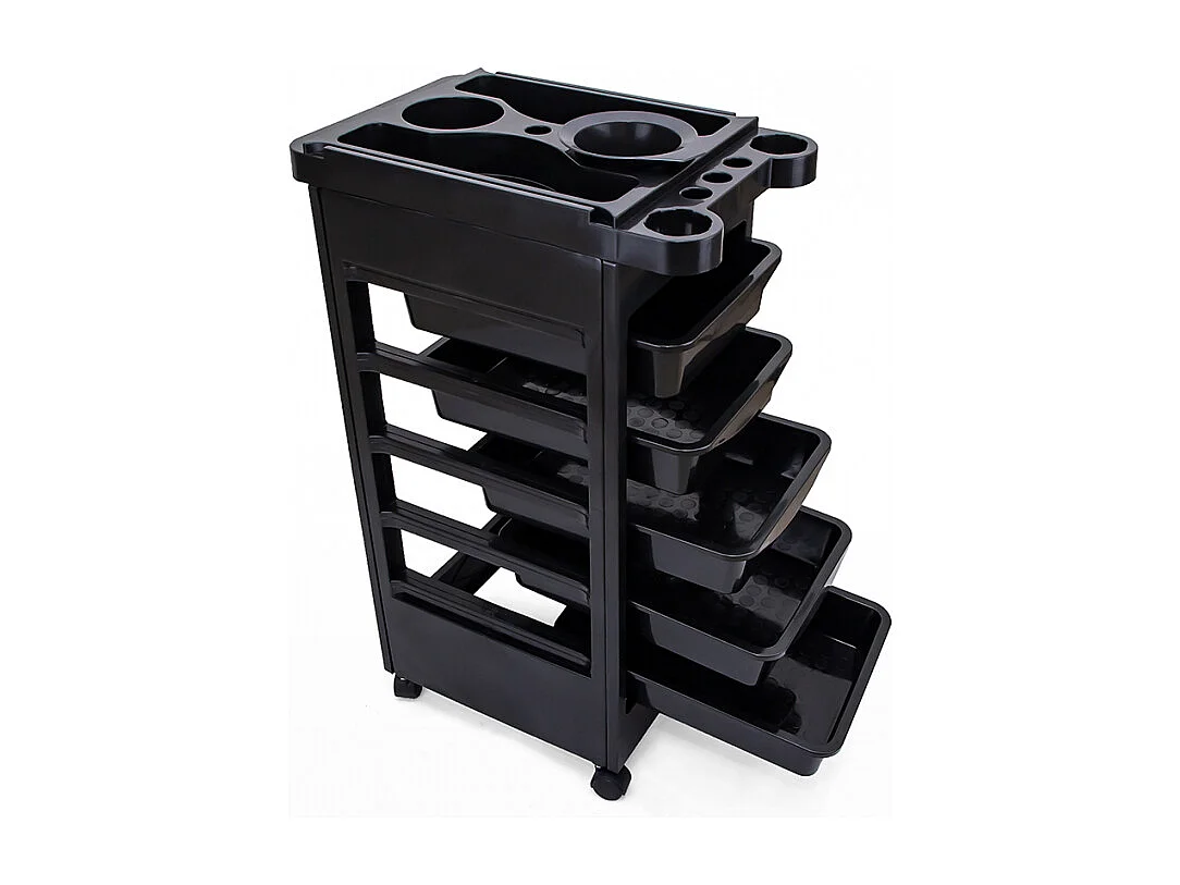 Professioneller Kosmetik- und Friseurwagen mit Schubladen Wavy