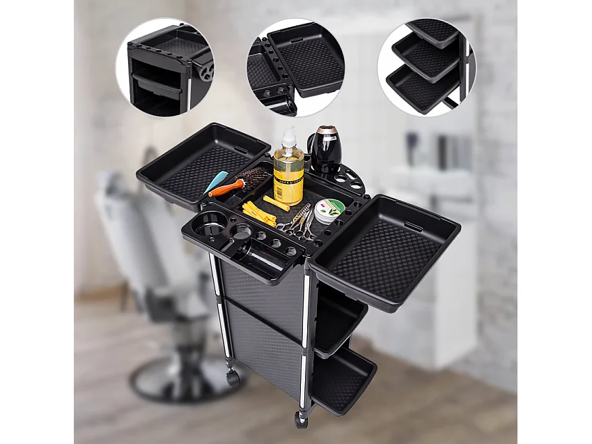 carrito auxiliar para peluqueros y esteticistas Bangs