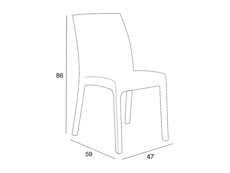 Juego de mesa extensible de 160-220 cm con 6 sillas de jardín color blanco Liri Light