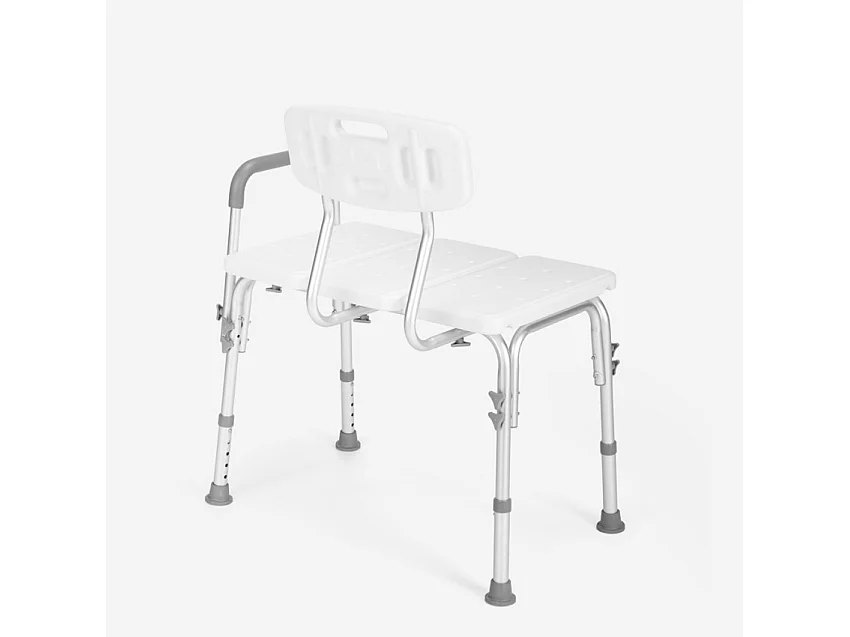 Holly Duschstuhl Duschbank mit Rückenlehne für Ältere Behinderte