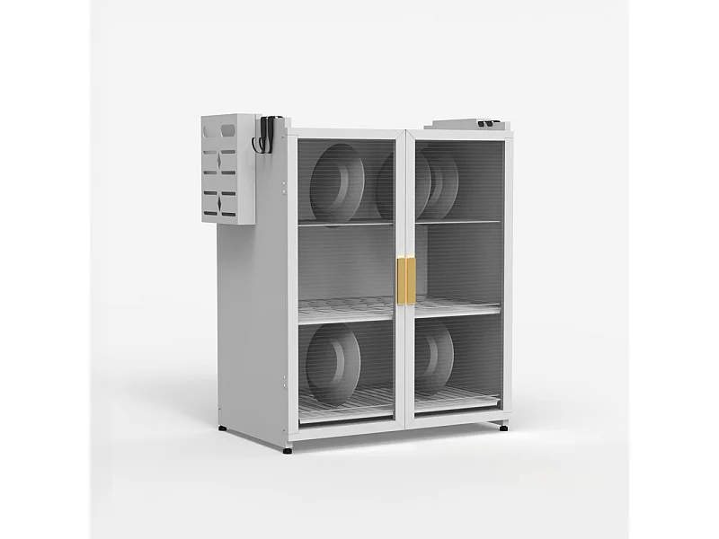 Armario despensa para la cocina con escurridor 44x28x59cm Arin Plus - Blanco