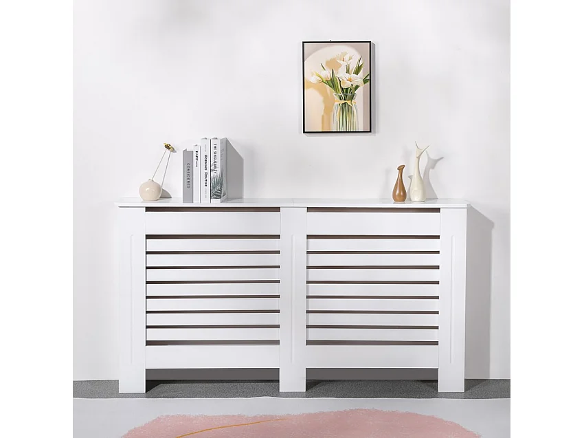 Cubreradiador cubrecalefactor 152 x 19 x 81,5 h madera moderno Wormer XL