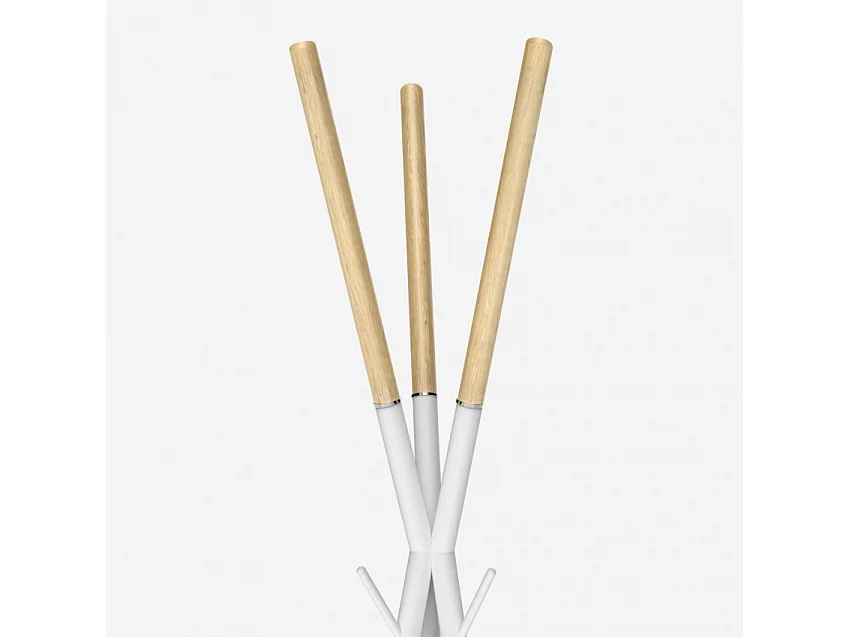 Perchero de pie moderno de estilo escandinavo madera metal Pakart