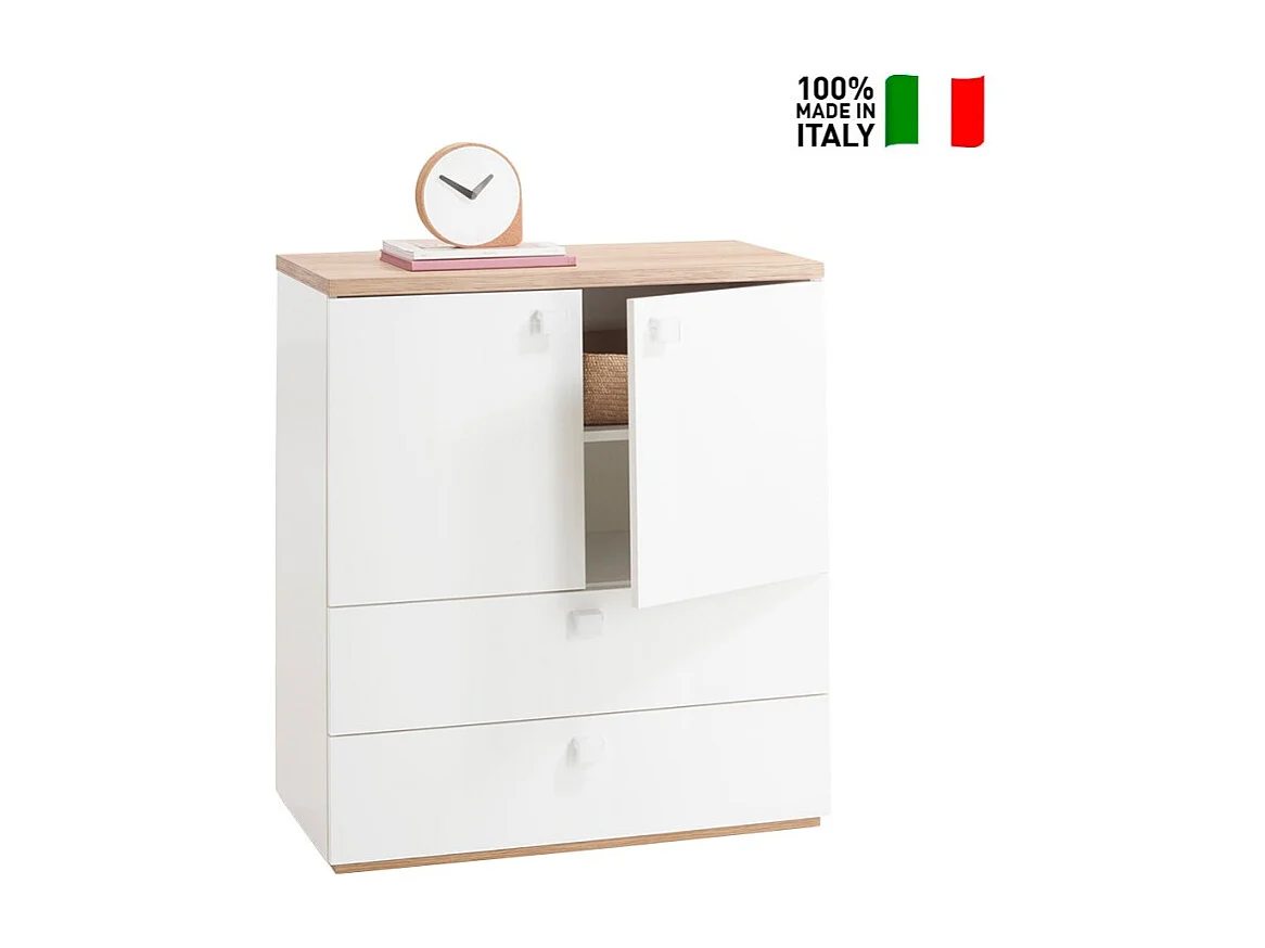 Cómoda aparador moderna para salón y dormitorio Ottavia