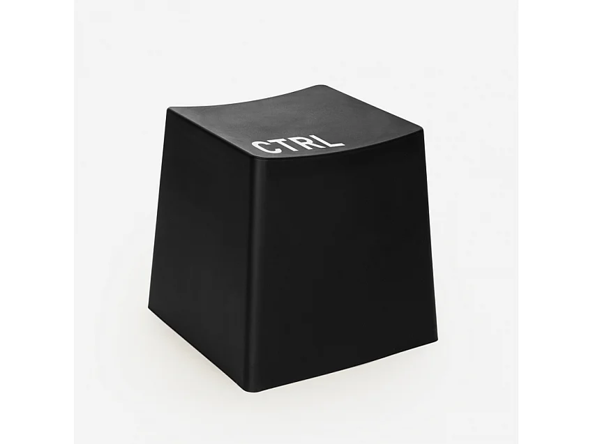 Pouf Hocker aus Kunststoff Computer Tastatur CTRL