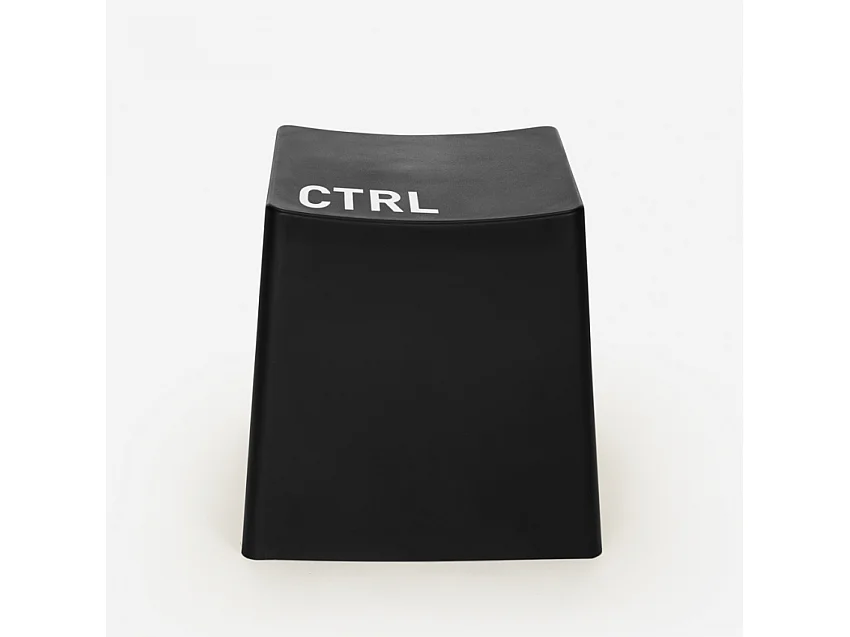 Pouf Hocker aus Kunststoff Computer Tastatur CTRL