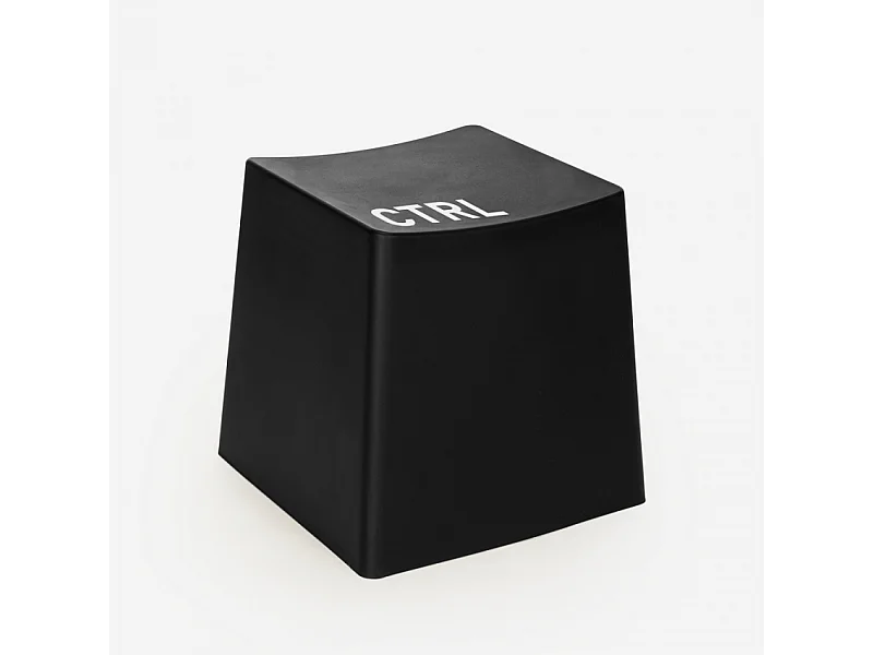 Pouf Hocker aus Kunststoff Computer Tastatur CTRL