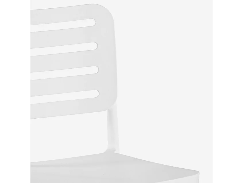Gartenstühle aus Polypropylen für Bar/Restaurant Billow - Weiß