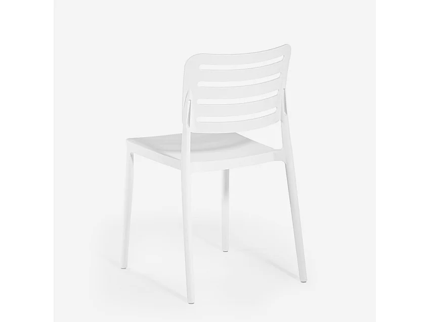 Gartenstühle aus Polypropylen für Bar/Restaurant Billow - Weiß